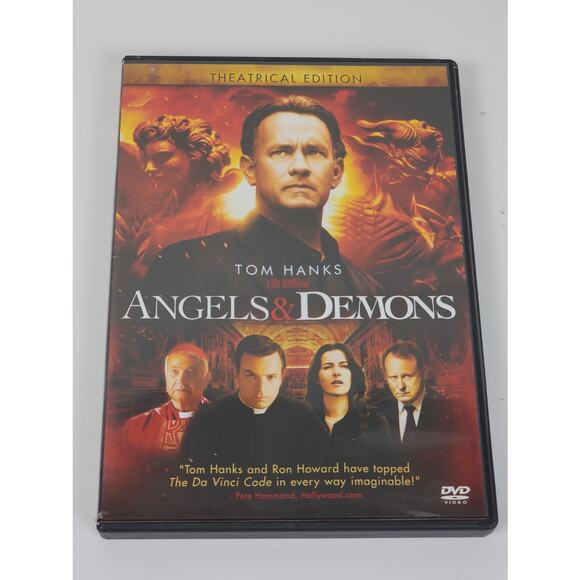 Angels & Demons (Theatrical Edition) Tom Hanks 2009 Mystery Thriller DVD Movie - Picture 1 of 4